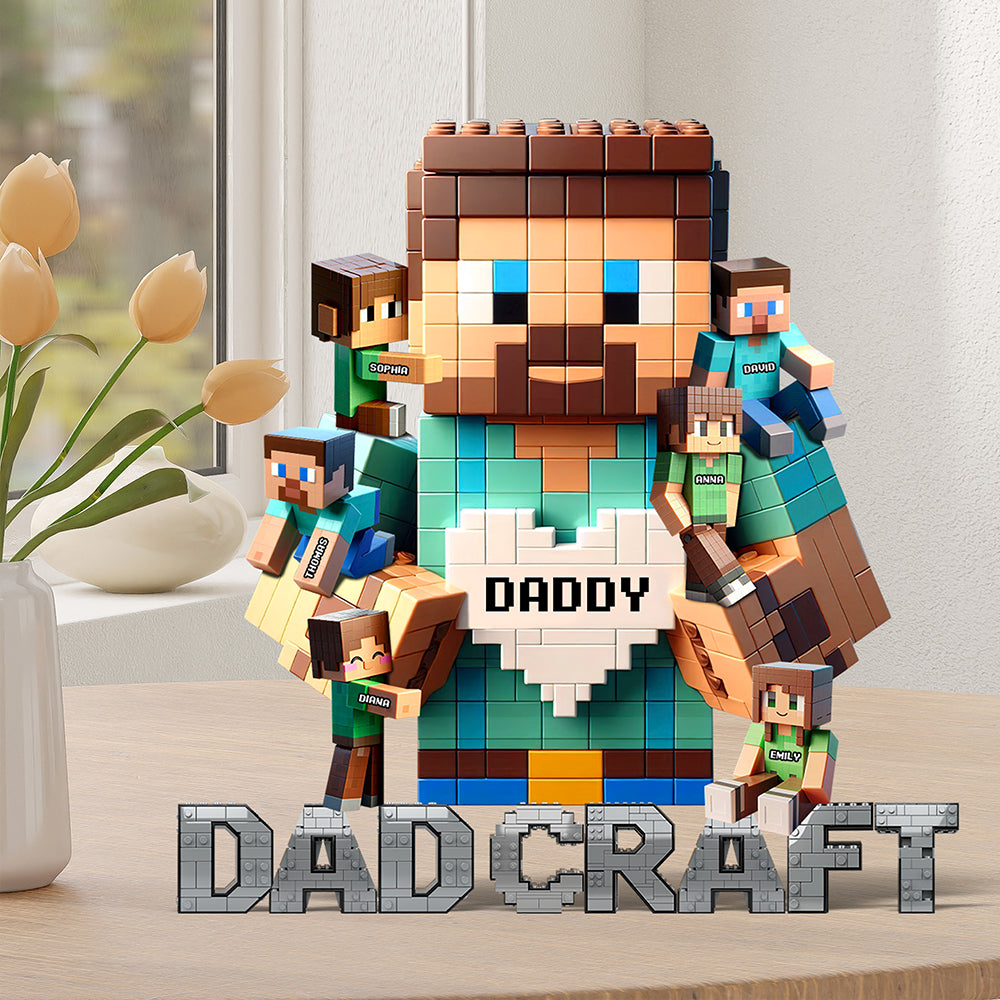 "Level Up Your Gift Game!" - Gamer Dad Acrylic Plaque - Personalized Gift for Dads, Grandpas, and Gamers Shaped Plaques PopCulturePrints