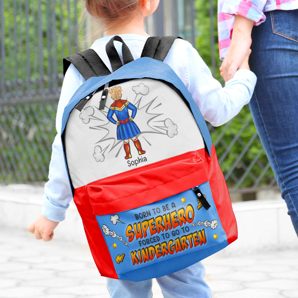Superhero in Training: Personalized Kindergarten Backpack Backpack PopCulturePrints