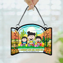 Load image into Gallery viewer, Personalized Acrylic Suncatcher - A Mother&#39;s Love Will Never End Suncatcher PopCulturePrints
