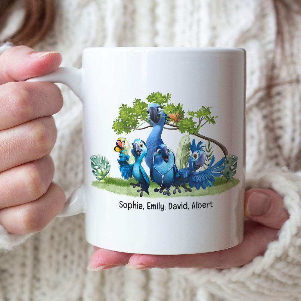 Best Mom Ever Personalized Mug with Custom Names Coffee Mug PopCulturePrints