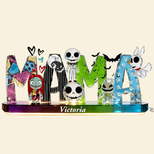 Load image into Gallery viewer, Embrace the Spooky Charm: Spooky Mama Acrylic Light Box - Personalized Gift for Mom, Grandma &amp; More! Light Box PopCulturePrints

