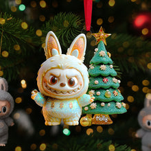 Load image into Gallery viewer, “Bring Cheer to Your Tree!” Cute Monster Personalized Christmas Ornament - Custom Gift for Friends, Family &amp; Fans Ornament PopCulturePrints
