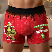 Load image into Gallery viewer, &quot;Make This Christmas Special!&quot; - Personalized Men&#39;s Boxers - Gift for Him, Perfect for Holiday Cheer Boxer Briefs PopCulturePrints

