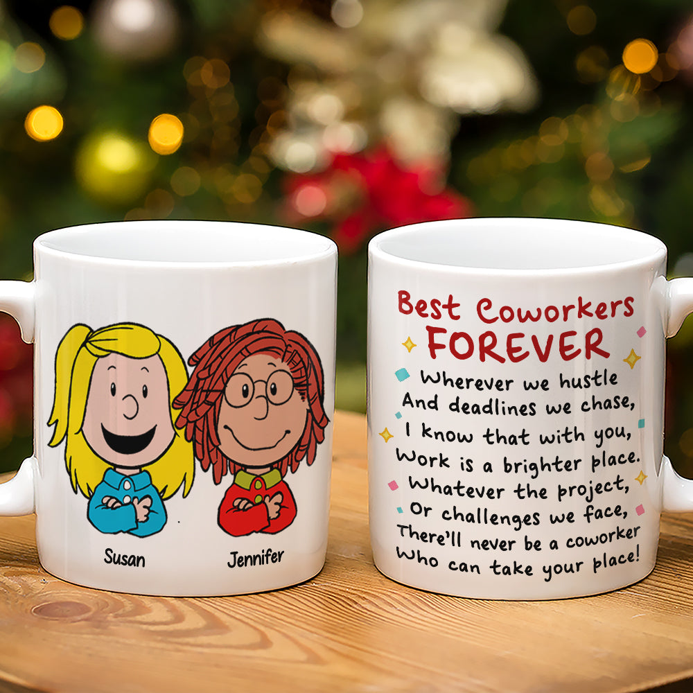 Best Coworkers Forever Personalized Coffee Mug