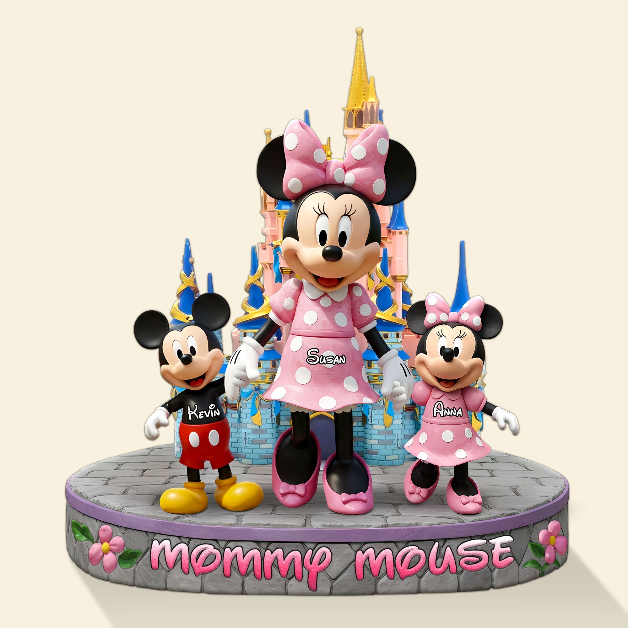 “Together We Shine” - Personalized Gift Plaque for Moms & Kids Shaped Plaques PopCulturePrints