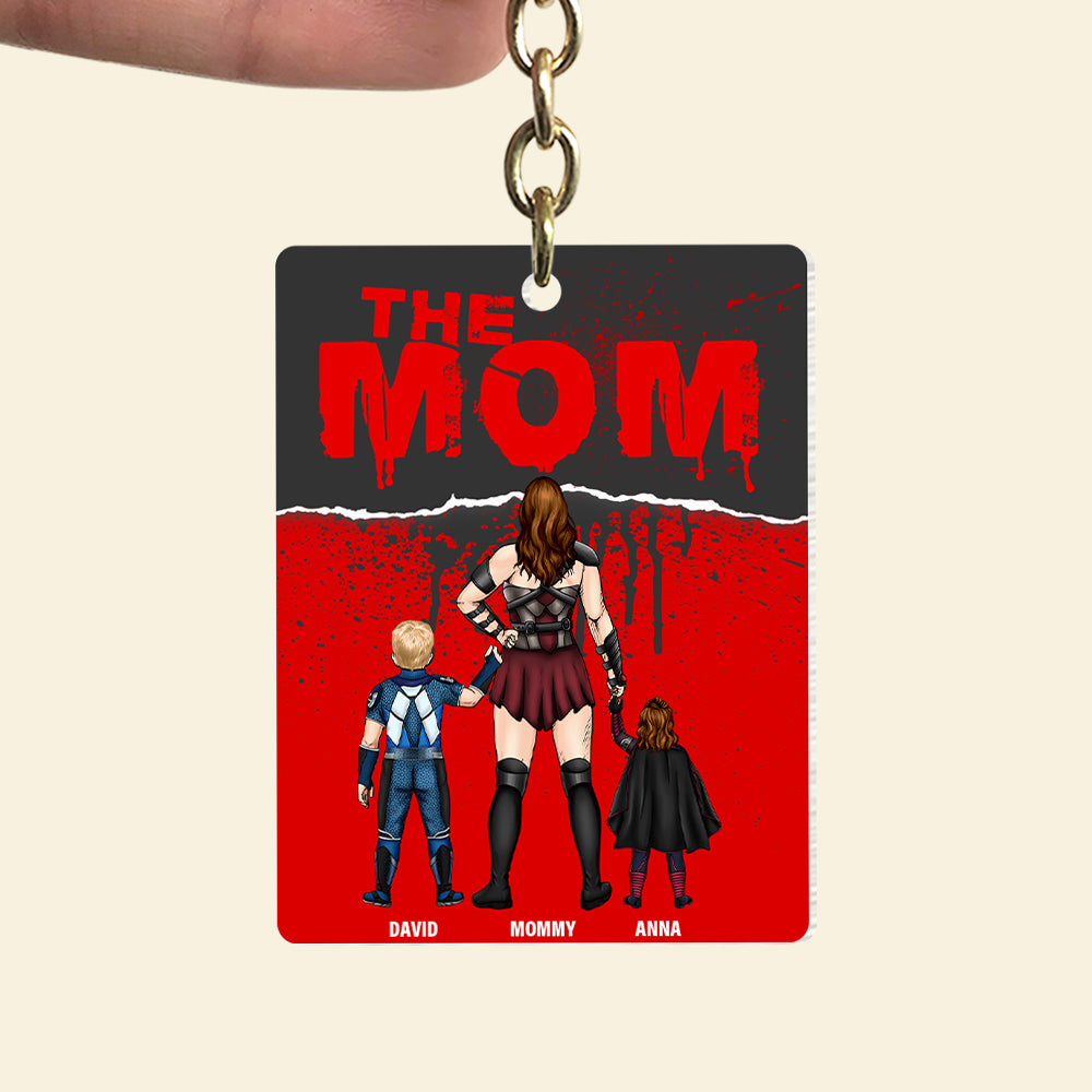 “Super Moms Deserve Super Gifts!” - Personalized Supes Keychain for Mom, Custom Gift for Special Women Keychains PopCulturePrints
