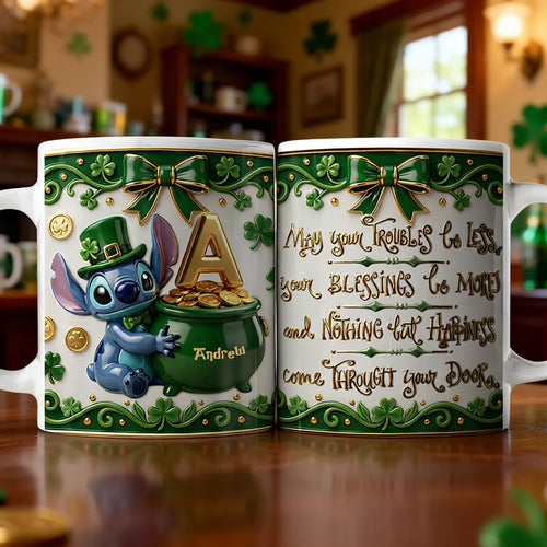 May your troubles be less, your blessings be more - St. Patrick Lucky Coffee Mug - Personalized Gift for Everyone Coffee Mug PopCulturePrints