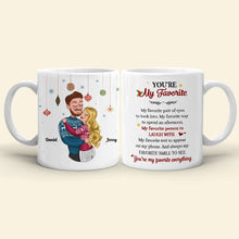 Load image into Gallery viewer, Personalized Couple Hugging Mug - Unique Valentine’s Day Gifts &amp; Christmas Gift Coffee Mug PopCulturePrints
