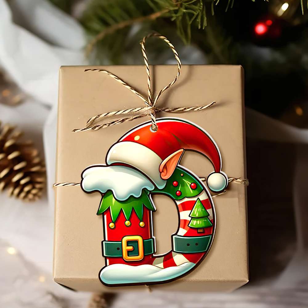 Christmas Movie-Themed Alphabet Ornaments Ornament PopCulturePrints