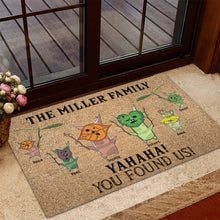 Load image into Gallery viewer, Personalized Family Doormat - Whimsical Welcome for Your Home Doormat PopCulturePrints
