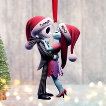 Load image into Gallery viewer, Custom Horror Couple Christmas Ornament
