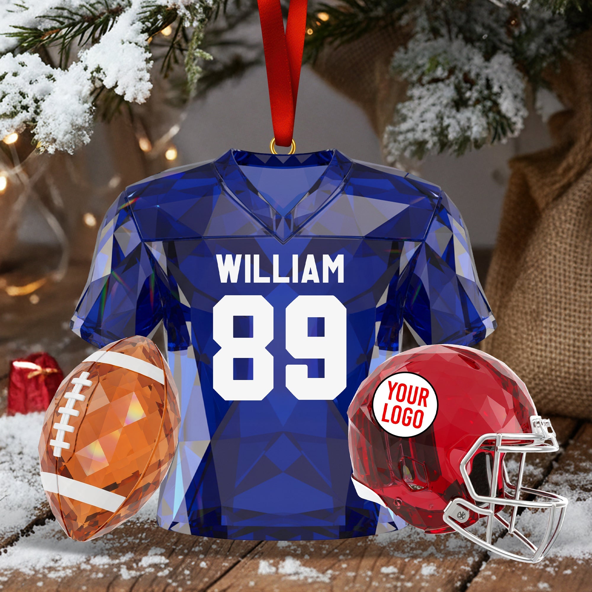 Bring Joy to Every Game Day - Sport Lover Ornament, Custom Personalized Gift for Sports Fans Ornament PopCulturePrints