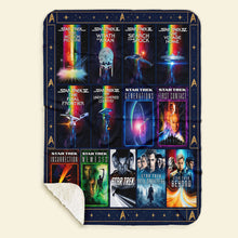 Load image into Gallery viewer, “Embark on a Cosmic Journey” - Retro Space Adventure Blanket - Personalized Gift for Space Lovers

