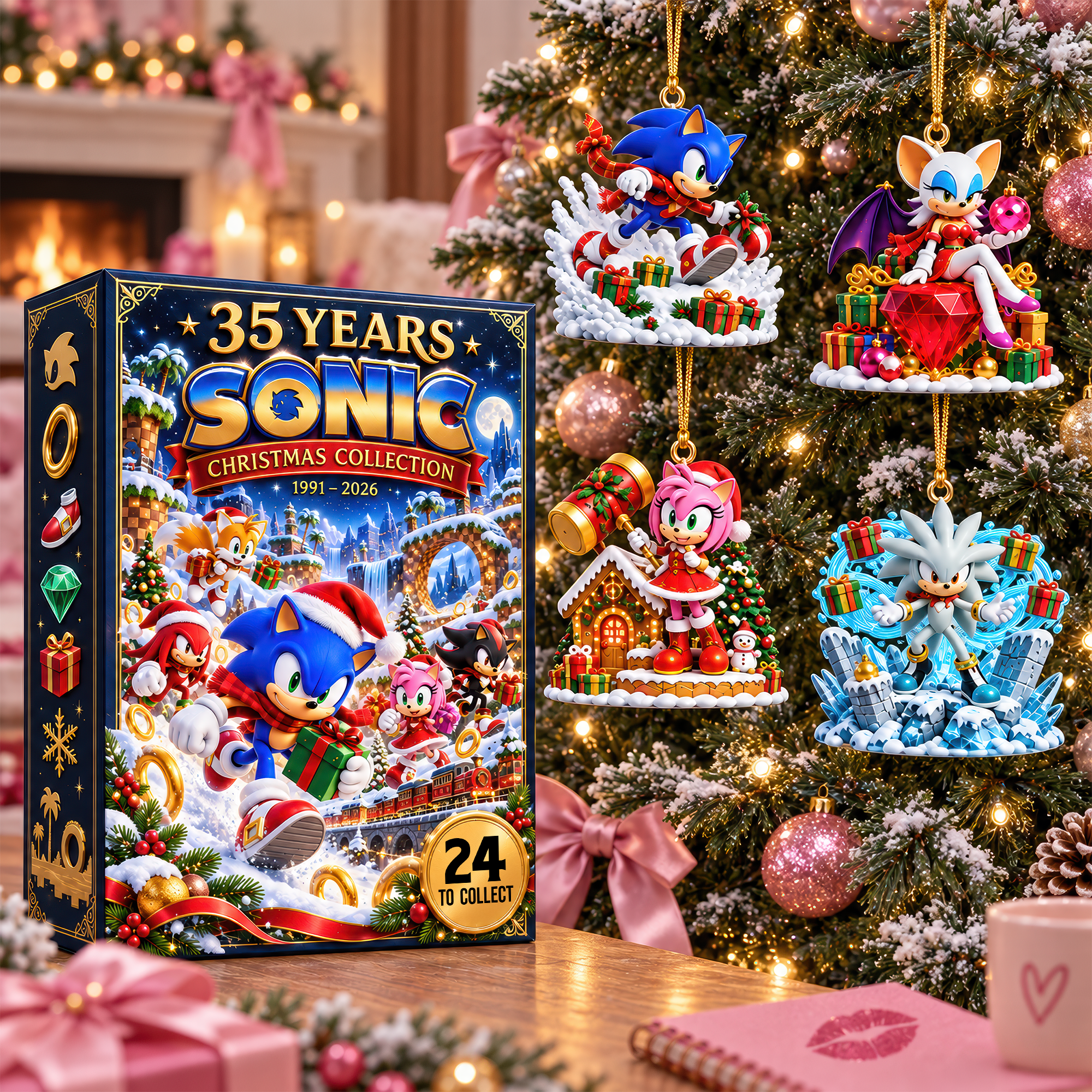 “Unwrap a Legendary Adventure!” - Super Speed Legendary Adventure 35th Anniversary Advent Calendar Blind Box - Personalized Christmas Gifts Advent Calendar PopCulturePrints