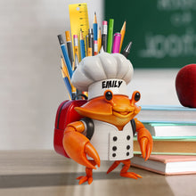 Load image into Gallery viewer, &quot;Celebrate the Spooky Season with Purr-fect Ghoulish Glam!&quot; - Spooky Cat Suncatcher Ornament, Personalized Gift for Cat Lovers &amp; Horror Fans Pen Holder PopCulturePrints
