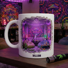 Load image into Gallery viewer, “Chill Vibes Only” - Personalized Gift for Stoners - Custom Coffee Mug Coffee Mug PopCulturePrints
