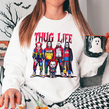 Load image into Gallery viewer, Thug Life Horror Characters T-Shirt For Halloween
