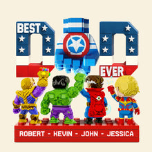 Load image into Gallery viewer, &quot;Best Pixel Dad Ever&quot; - Personalized Acrylic Plaque for Father&#39;s Day, Custom Gift for Dad, Grandpa, and More Shaped Plaques PopCulturePrints

