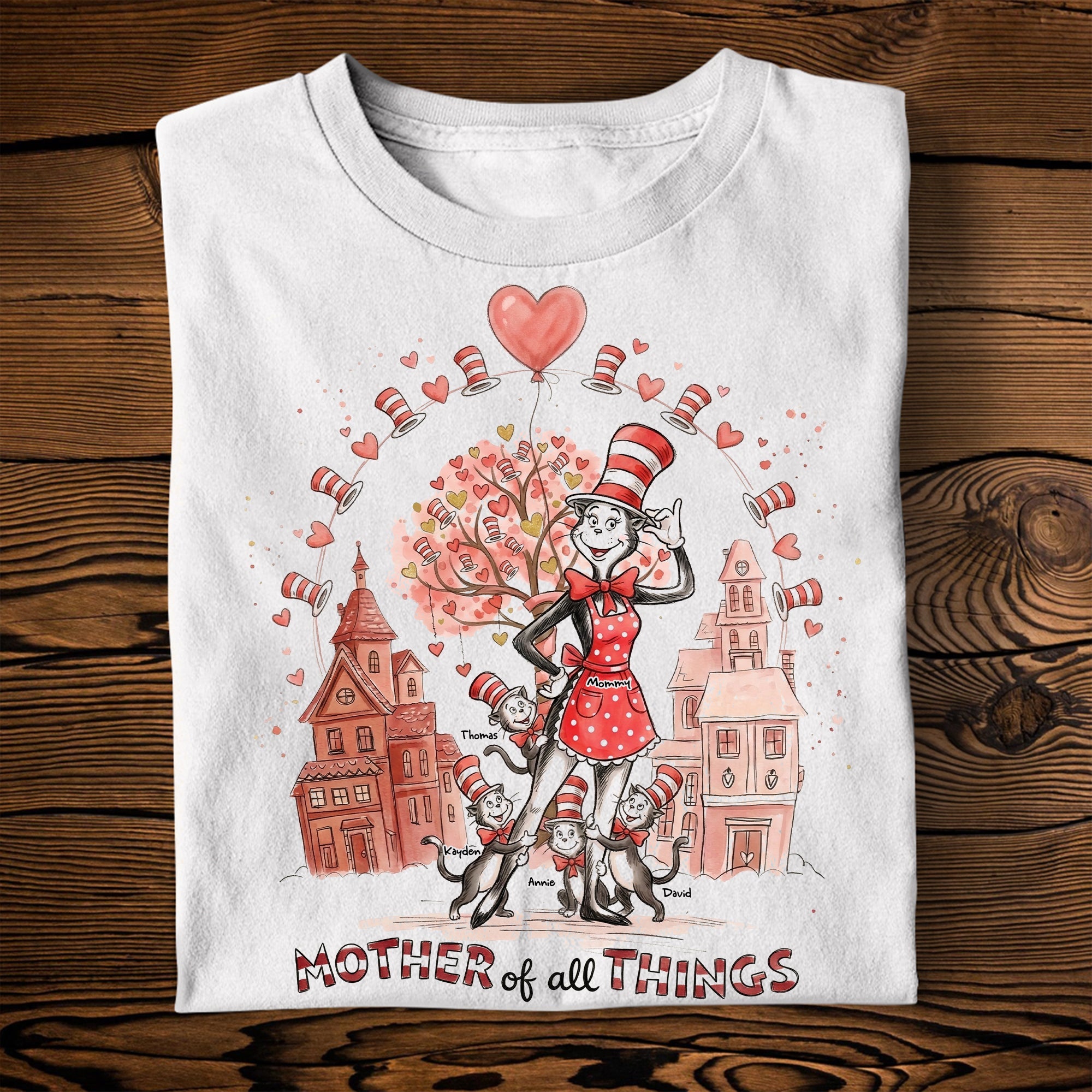 Mother of All Things - Personalized Cool Playful Mom Shirt Shirts PopCulturePrints