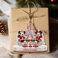 Load image into Gallery viewer, “Celebrate Family Togetherness” - Personalized Family Christmas Ornament - Custom Gift for Parents, Kids, and Loved Ones Ornament PopCulturePrints
