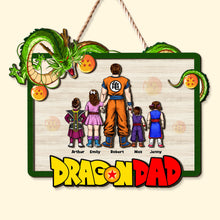 Load image into Gallery viewer, Custom Dragon Inspired Best Dad Ever Wood Sign Wood Sign PopCulturePrints
