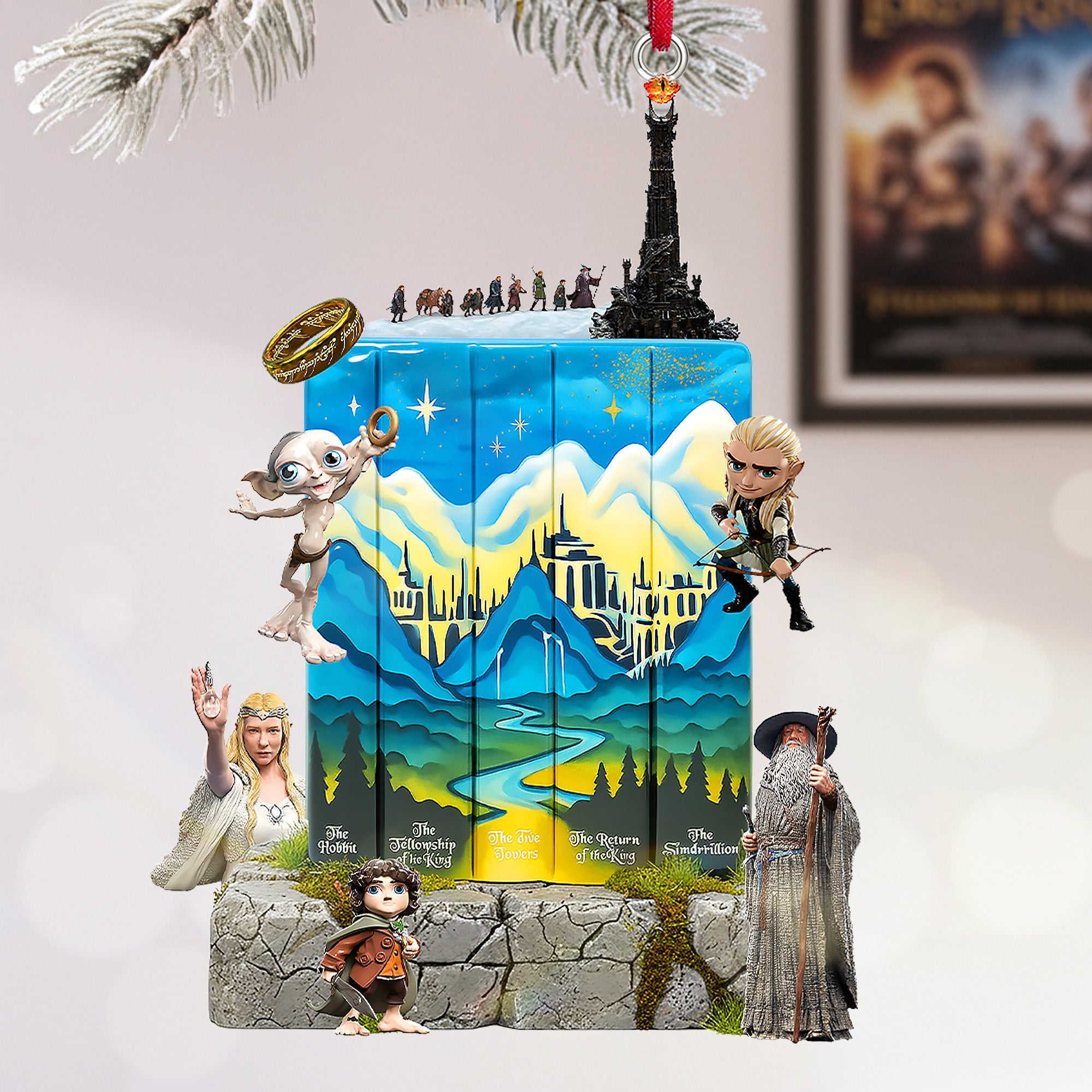 "Embark on Epic Journeys!" – Epic Fantasy Adventure Personalized Acrylic Ornament - Custom Gift for Fantasy Lovers, Gamers, and Holiday Enthusiasts Ornament PopCulturePrints
