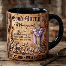 Load image into Gallery viewer, Good Morning Margaret - Personalized Christian Coffee Mug for a Meaningful Start Coffee Mug PopCulturePrints
