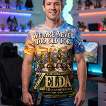 Load image into Gallery viewer, “We Are Never Too Old For” - Personalized 40th Anniversary Childhood Shirt - Unique Gift for Fans, Friends, and Family
