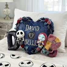 Load image into Gallery viewer, Love Stitched Together - Initial Alphabet Couple Pillow - Personalized Gift for Couples Pillow PopCulturePrints
