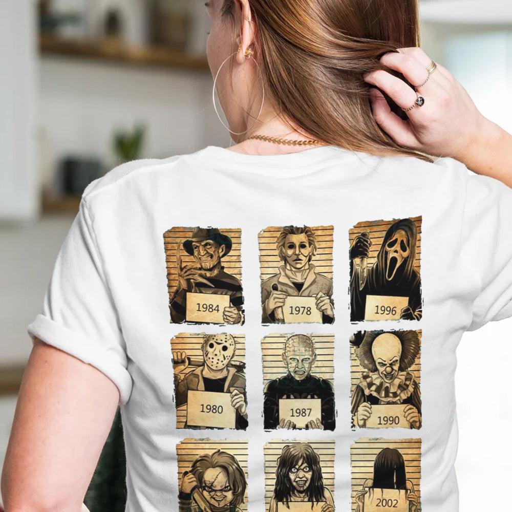 Vintage Horror Movie Icons Halloween Shirt