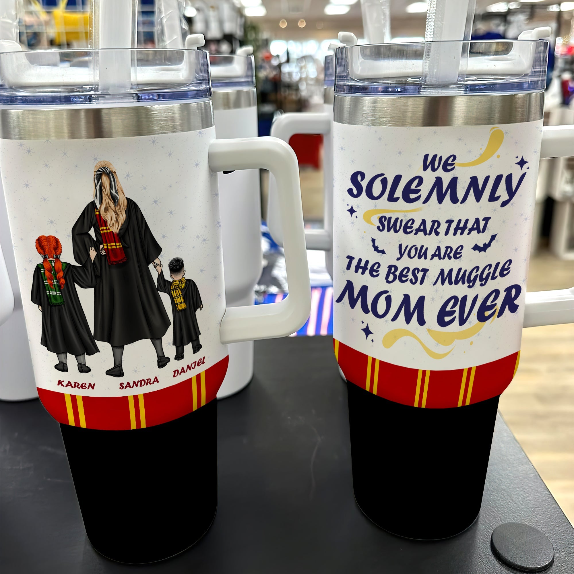 Personalized Muggle Mom Ever Magic Tumbler