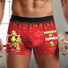 Load image into Gallery viewer, &quot;Make This Christmas Special!&quot; - Personalized Men&#39;s Boxers - Gift for Him, Perfect for Holiday Cheer Boxer Briefs PopCulturePrints
