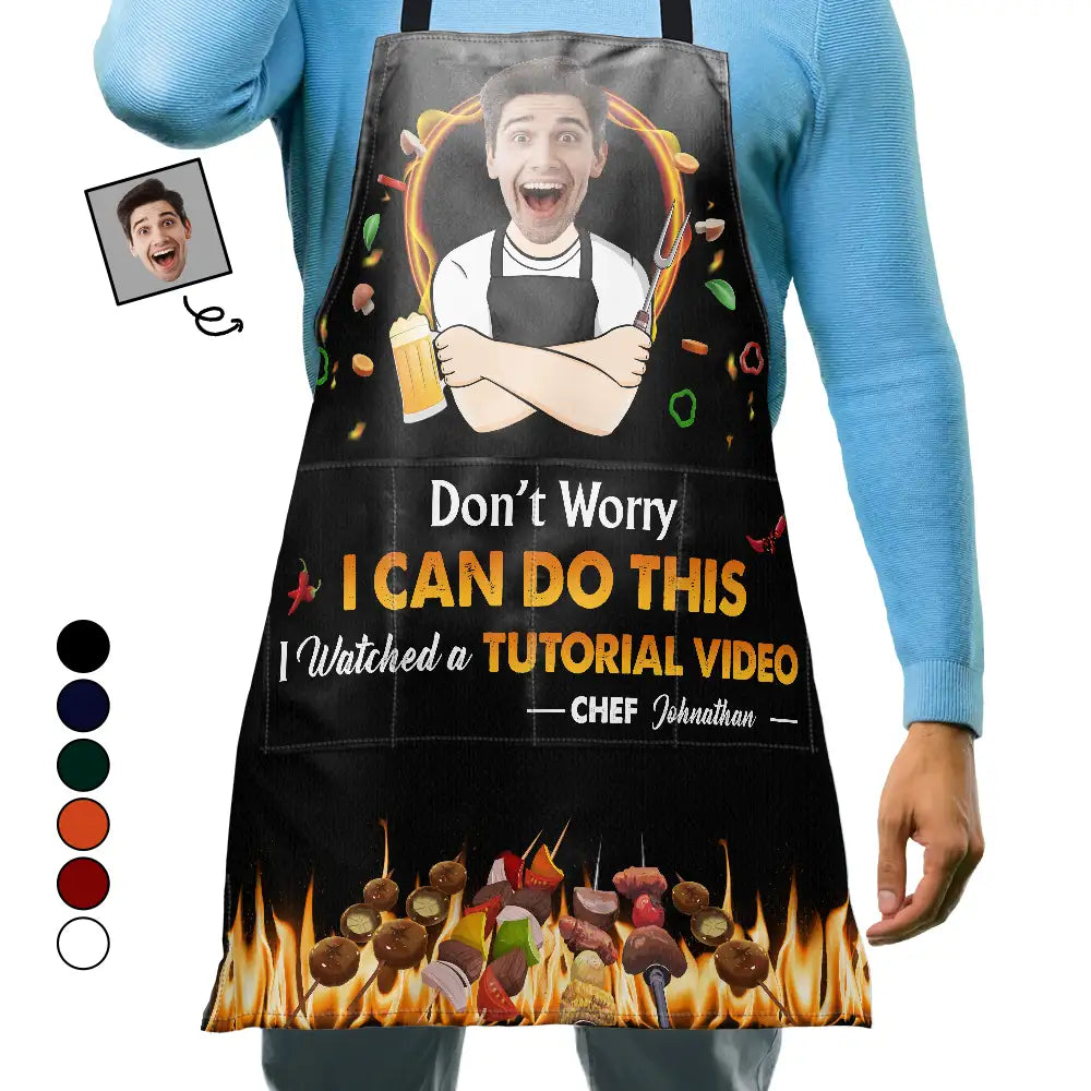 Don't Worry, I Can Do This - Personalized Apron | Perfect Gift for Cooking Enthusiasts Apron PopCulturePrints
