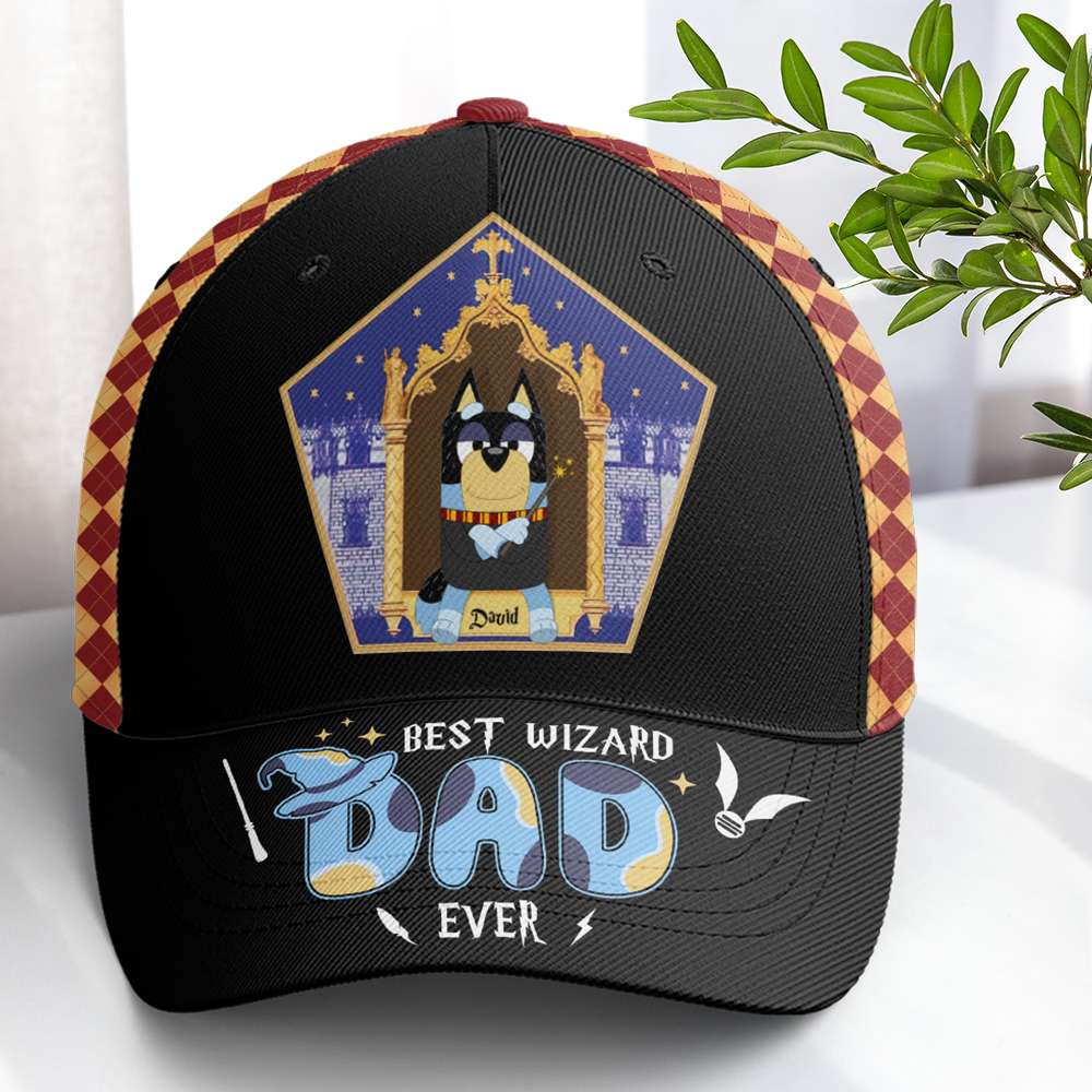 Personalized Best Wizard Dad Ever Hat