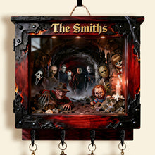 Load image into Gallery viewer, “Embrace Your Dark Side” - Horror Villain Acrylic Key Hanger - Personalized Gift for the Thrill-Seeker Key Hanger PopCulturePrints
