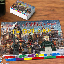 Load image into Gallery viewer, Personalized Magical Family Jigsaw Puzzle - Harry Potter Theme
