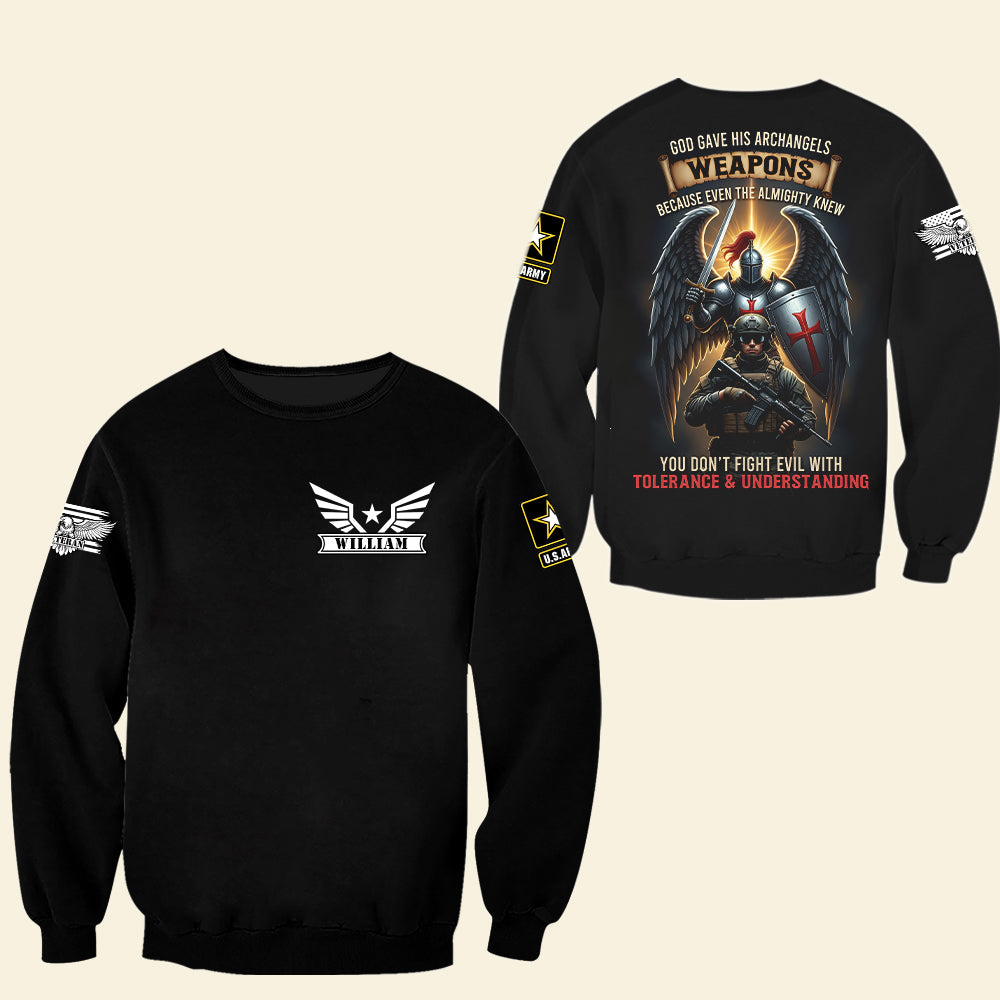 Faithful Warrior 3D Shirt - Personalized Gifts for Veterans AOP Products PopCulturePrints