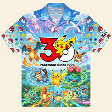 Load image into Gallery viewer, “Catch the Joy with Pokémon! - Customizable Hawaiian Shirt for Fantasy Lovers”
