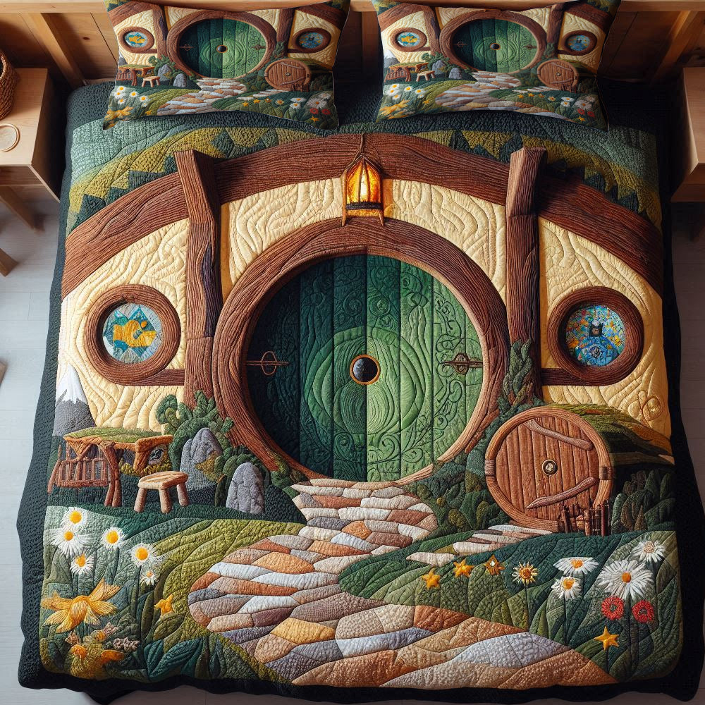 Personalized Lord of the Rings Quilt Bedding Set for Movie Fans Blanket PopCulturePrints