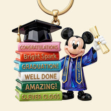 Load image into Gallery viewer, Celebrate Graduation with Personalized Keychain - Perfect Gift for Graduates Keychains PopCulturePrints
