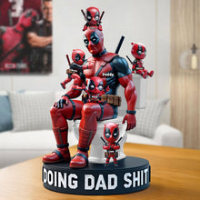 Load image into Gallery viewer, Doing Dad Sh** - Personalized Gift for Dads and Grandpas Shaped Plaques PopCulturePrints
