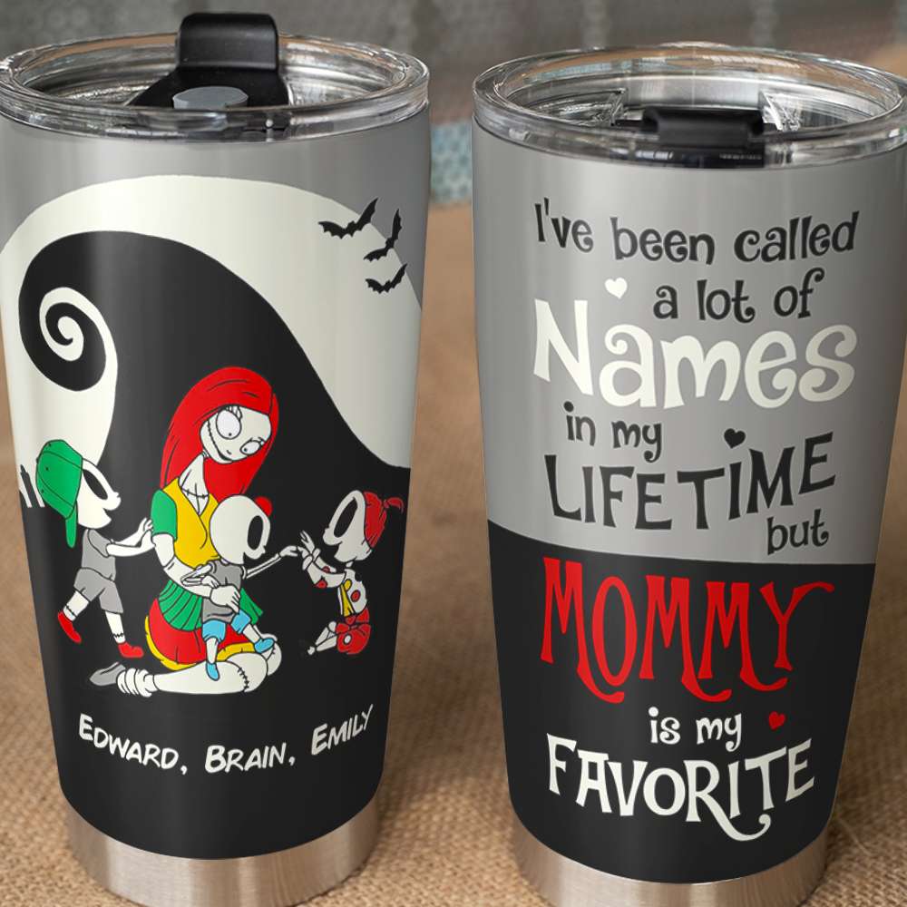 Personalized Family Mom & Dad Tumbler – Custom Name Gifts