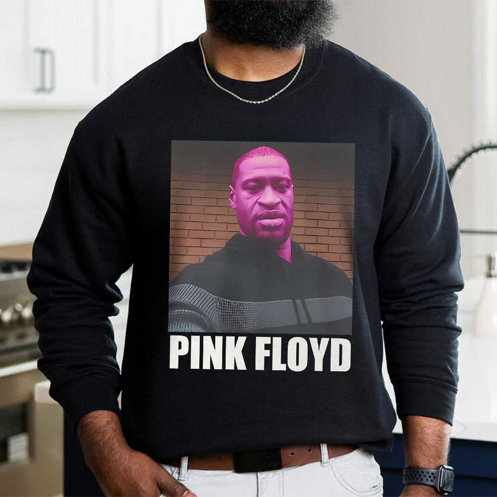 George Floyd Tribute Shirt - Pink Floyd Inspired Shirts PopCulturePrints