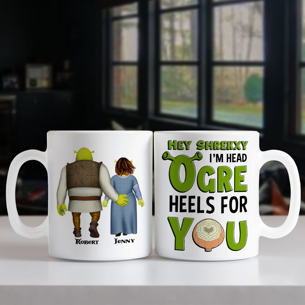 Personalized Shrek-inspired Couple Mug - Perfect Romantic Valentine's Day Gift Coffee Mug PopCulturePrints