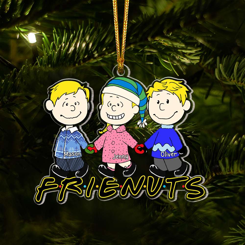 Custom Friends Christmas Ornament - Personalized Holiday Keepsake