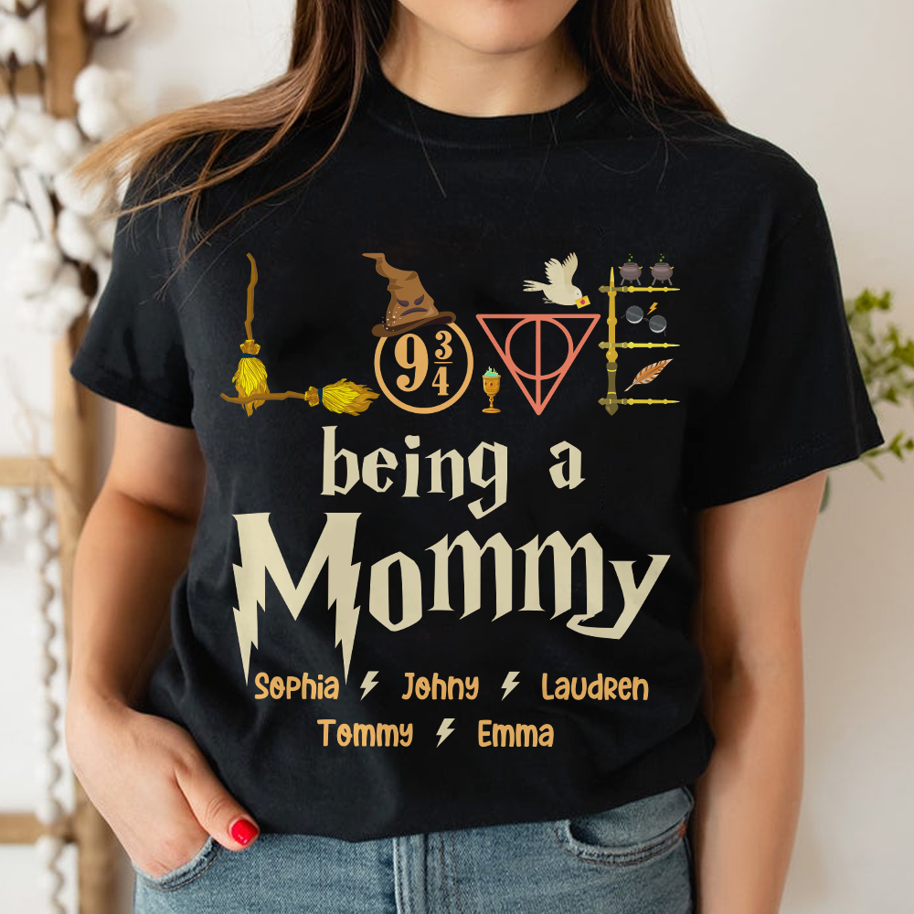 Harry Potter-Themed Personalized Mommy T-Shirt