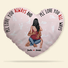Load image into Gallery viewer, Love You Always And All Ways - Personalized Couple Pillow Pillow PopCulturePrints
