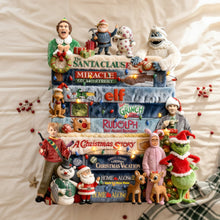 Load image into Gallery viewer, &quot;Celebrate the Joy of Christmas!&quot; - Classic Christmas Collection Stack Pillow - Personalized Gift for Family and Friends Pillow PopCulturePrints
