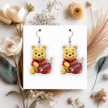 Load image into Gallery viewer, “Craft Your Style with Charm” - Personalized Cartoon Crochet Earrings - A Unique Gift for Crochet Lovers Earrings PopCulturePrints
