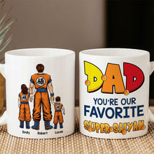 Load image into Gallery viewer, Custom Super Dad Dragon-Themed Coffee Mug Coffee Mug PopCulturePrints
